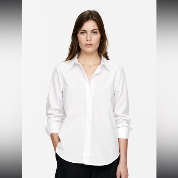 Arket Regular Fit Cotton Poplin Button Down - Picture 1 of 12